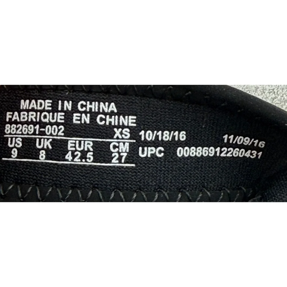 Nike Solay Thong Men Black Flip Flop Sandals 882691-002 Size 9